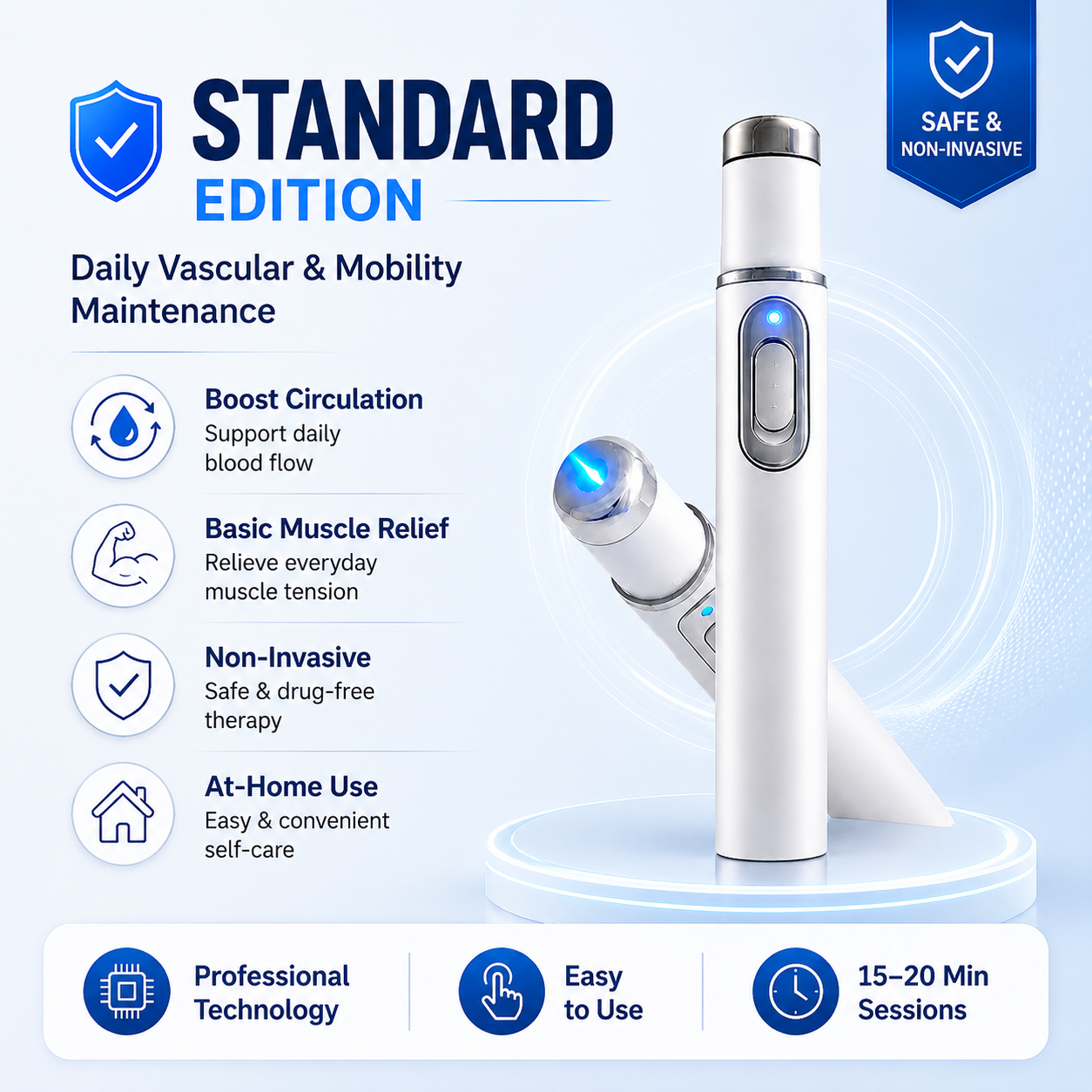 🛡️Standard Edition : Blood flow support • Muscle relief • Everyday wellness